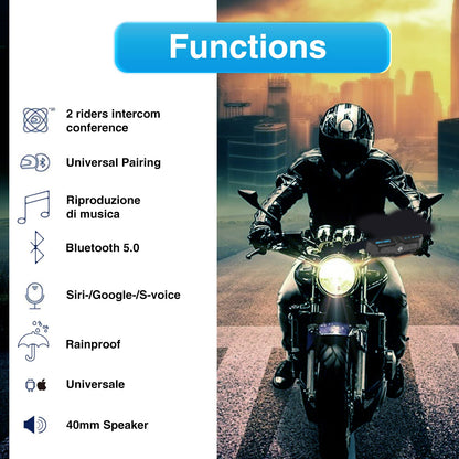 SCSETC S8 Motorcycle Helmet Bluetooth Headset